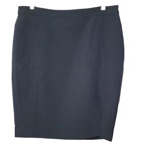 Banana Republic Women's Navy Blue Pencil Skirt Lined Business Knee Length Size 8